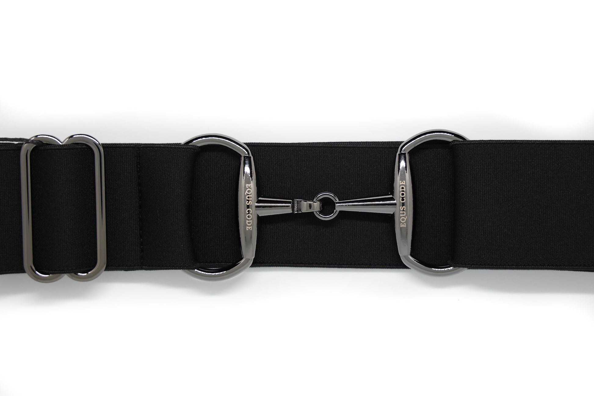Equestrian Snaffle Bit Belt Black